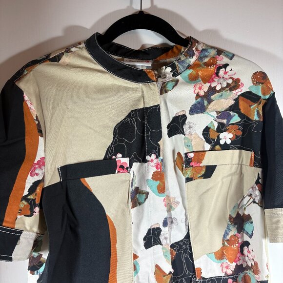 3.1 PHILIP LIM x TARGET | Multicolored Floral Print Dress | Asymetrical Hem | XL - Picture 2 of 10